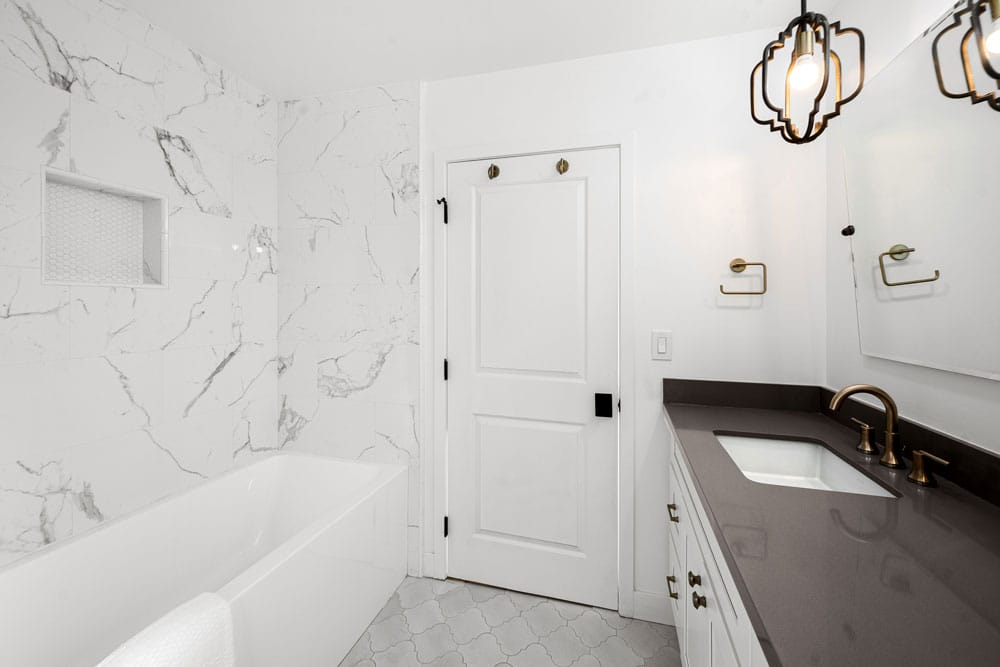 an example of Bathroom Renovation Moreno Homes